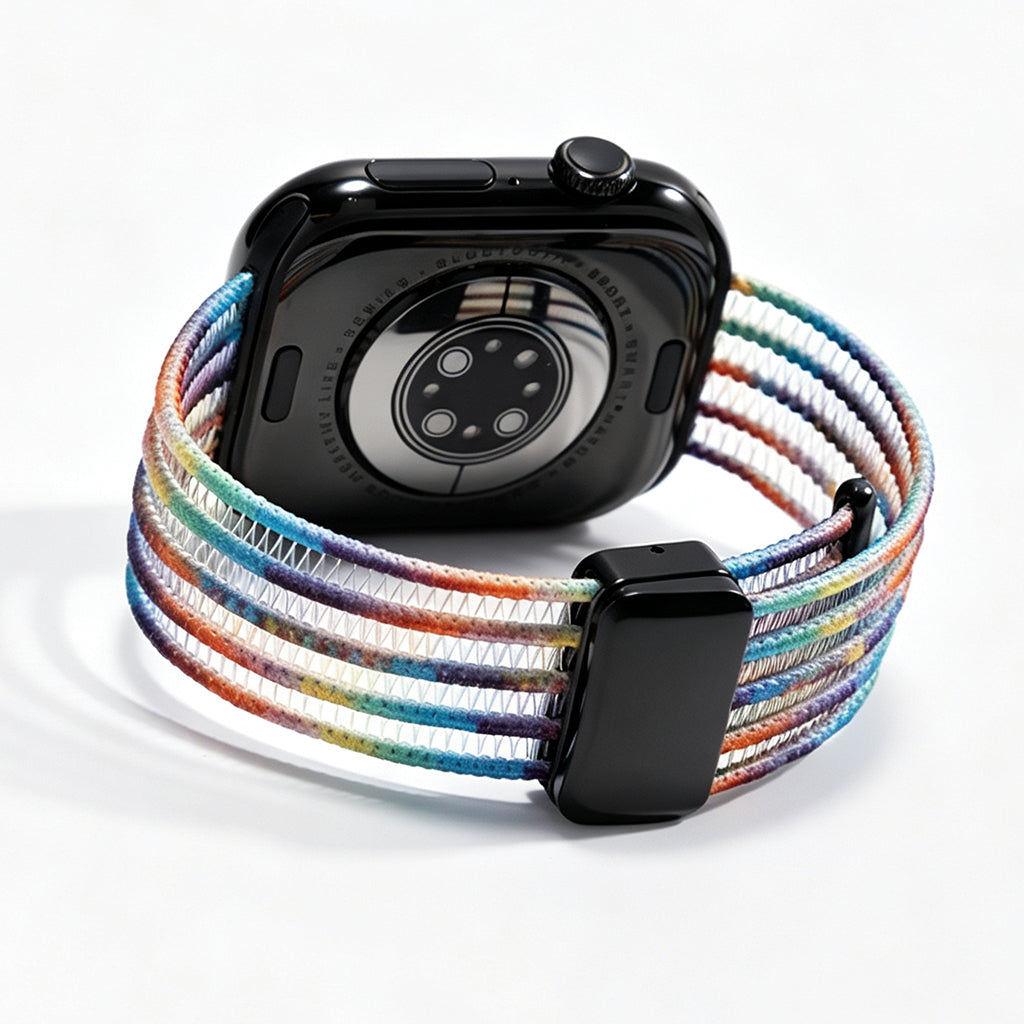 AiryWeave – Breathable Fishnet Silk Band for Apple Watch