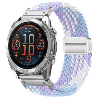 MagWeave – Magnetic Buckle Stretch Nylon Band for Garmin QuickFit 20/22/26mm