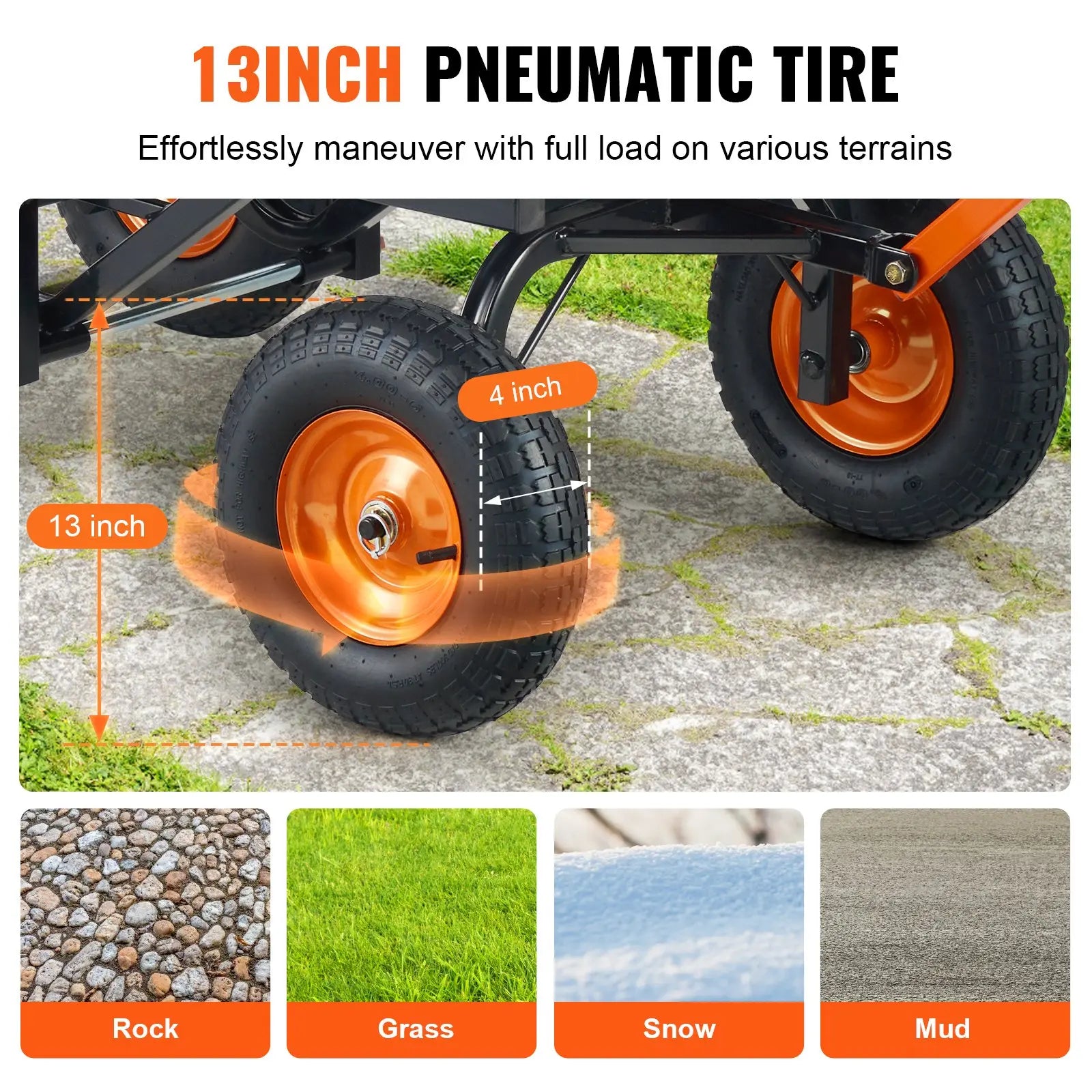 HaulMate – Heavy-Duty Poly Garden Dump Cart