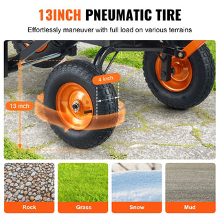 HaulMate – Heavy-Duty Poly Garden Dump Cart