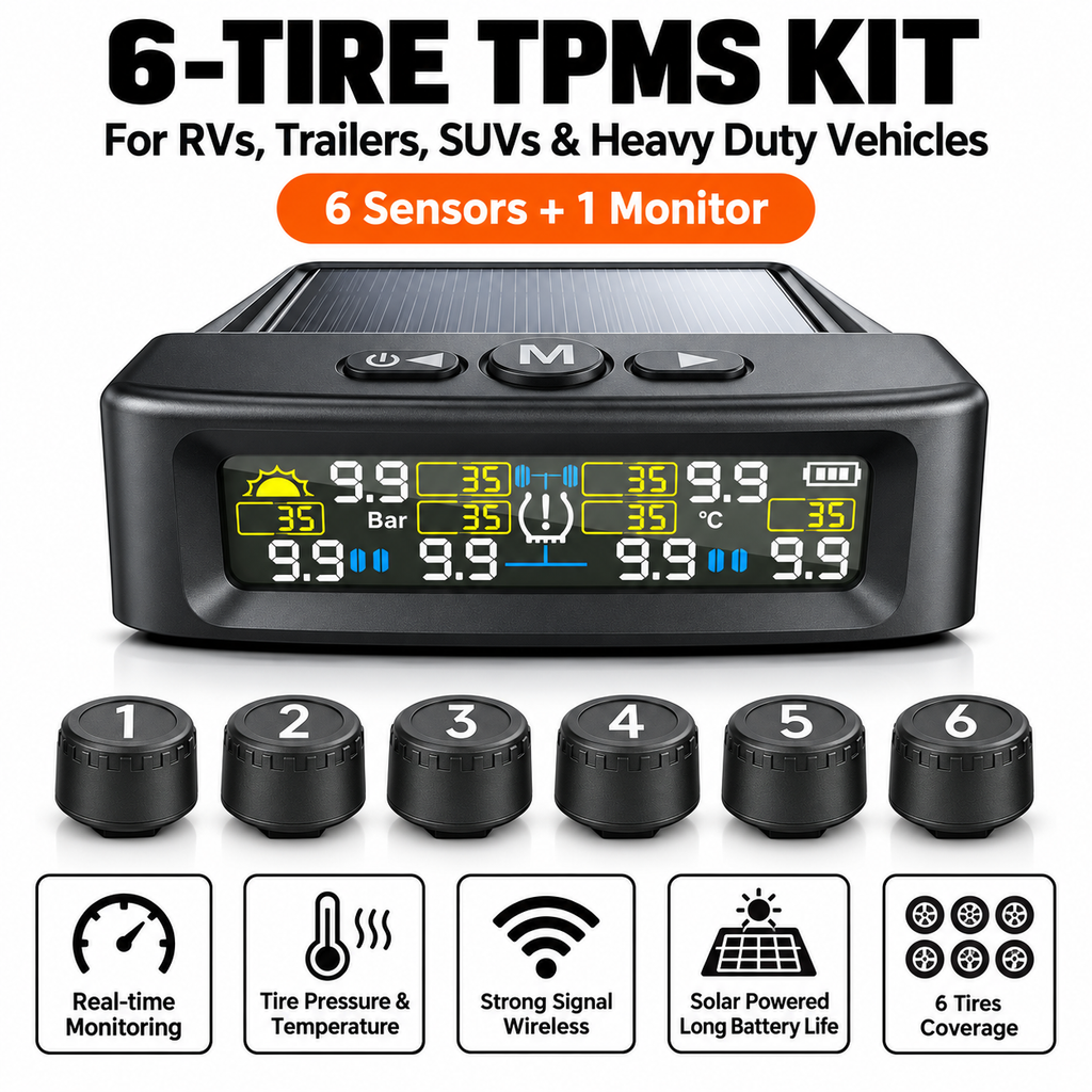 RigSight – Solar Tire Pressure Monitoring System for RVs, Trailers & Trucks