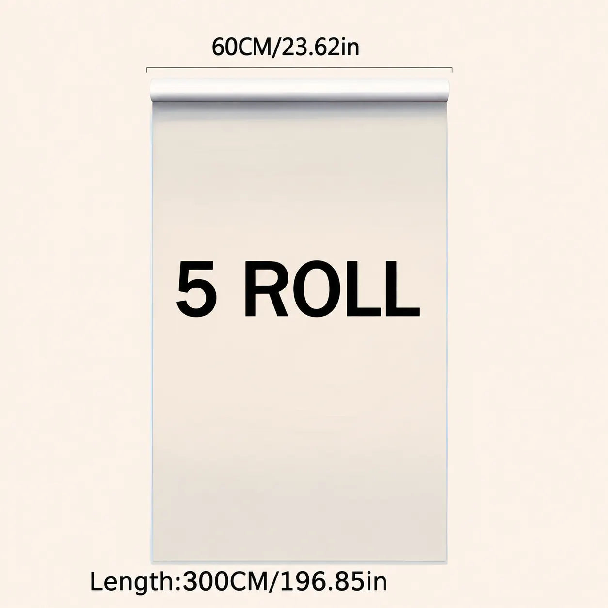 FloorFresh – 5-Roll Thickened Marble-Pattern Peel-and-Stick Vinyl Floor Stickers