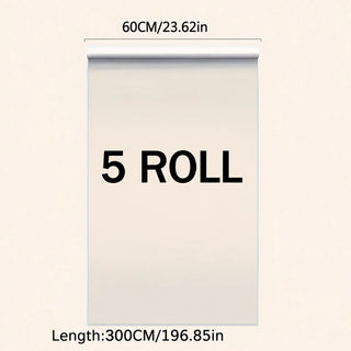 FloorFresh – 5-Roll Thickened Marble-Pattern Peel-and-Stick Vinyl Floor Stickers