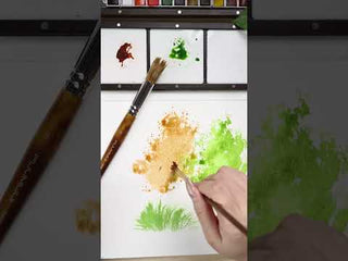 TextureRing – 5-Piece Hollow Hog Bristle Paint Brush Set