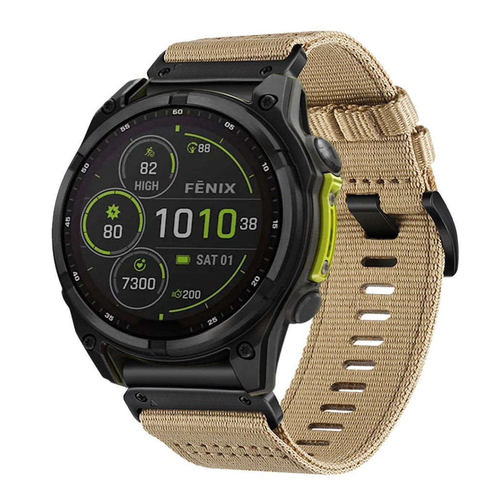 TrailWeave – Nylon Canvas Strap for Garmin QuickFit 20/22/26mm Watches