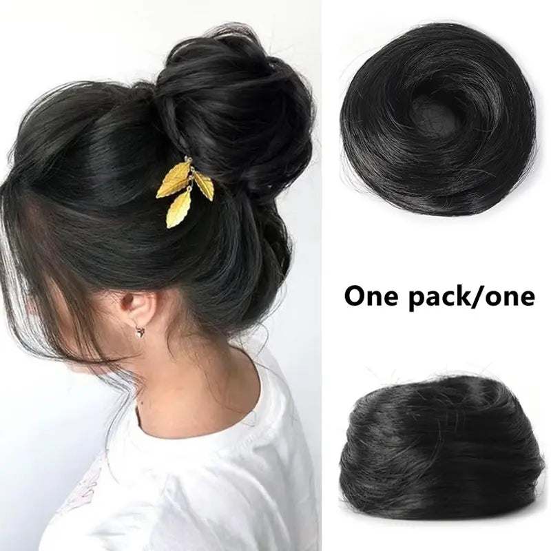 BunBloom – Synthetic Messy Bun Scrunchie Hair Piece for Instant Volume and a High Crown💇‍♀️