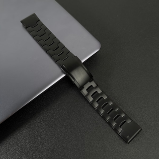TitanLink – Luxe Titanium Link Band for Garmin QuickFit 22/26mm
