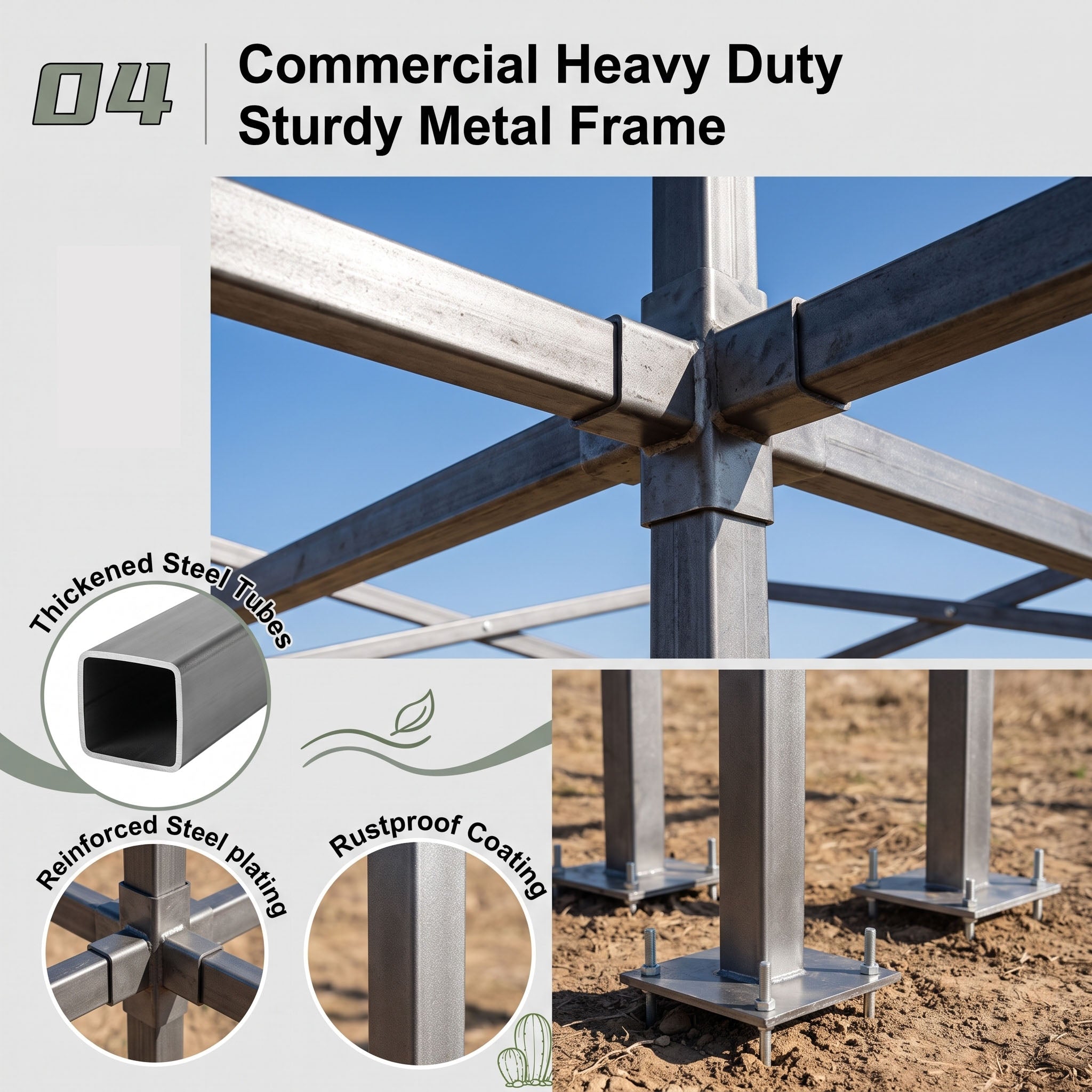 ShadeHaven – Heavy-Duty Pop-Up Canopy Tent with Removable Sidewalls