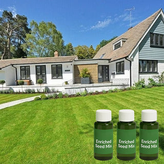 LawnRevive – Spray-On Grass Seed & Fertilizer Kit with Hose-End Sprayer