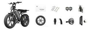 TrailThunder – 1500W Full-Suspension Moped-Style Electric Bike with 20" Fat Tires