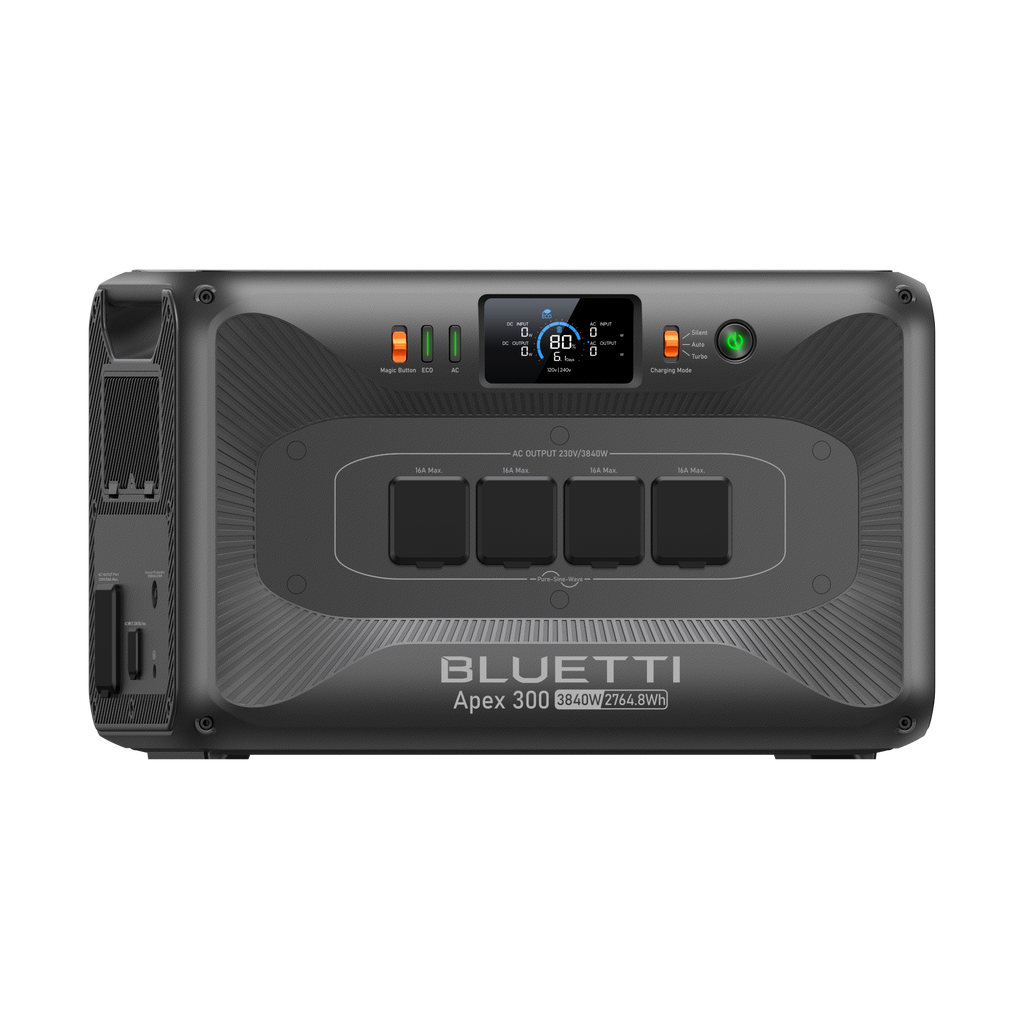 HomeVolt – BLUETTI Apex 300 Home Backup Power Station, 3,840W / 2,764.8Wh LiFePO₄