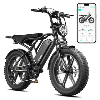TrailThunder – 1500W Full-Suspension Moped-Style Electric Bike with 20" Fat Tires