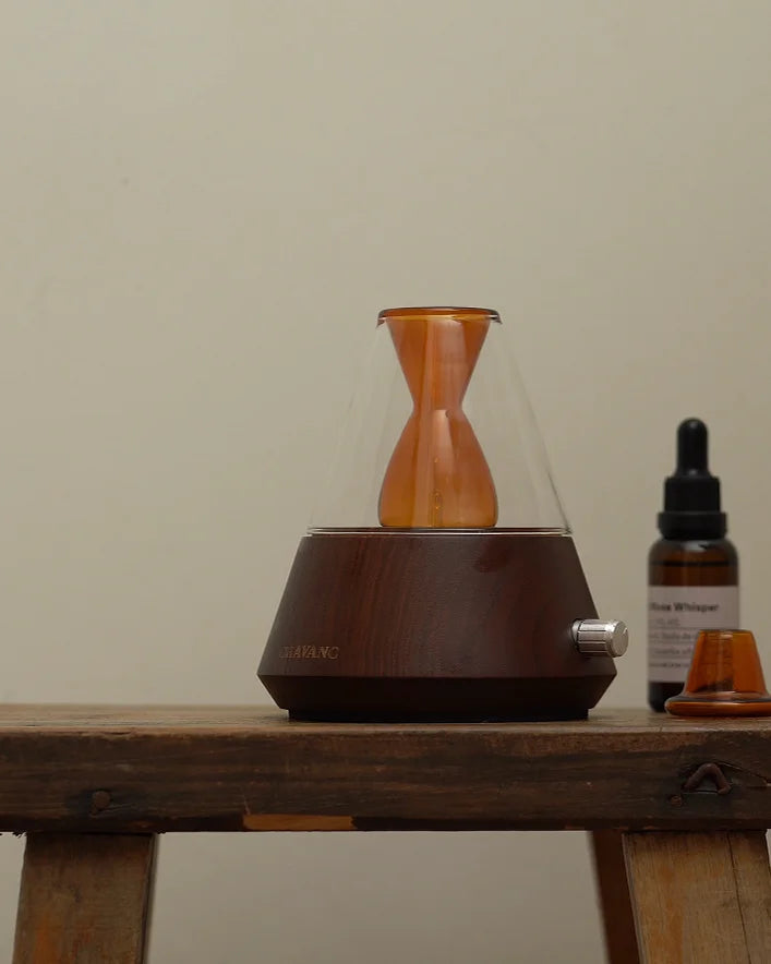 Hand-carved Solid Wood Base Diffuser