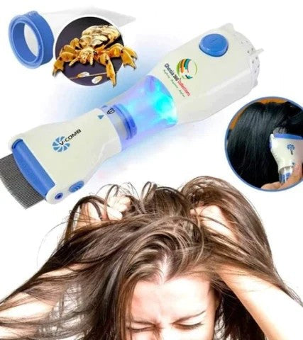 LiceVac – Electric Head Lice & Dandruff Remover Comb