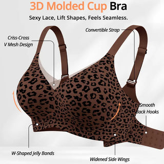 JellyEase – Women's Wirefree Full-Coverage Jelly Support Bra