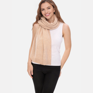 CozyDrape – 100% Merino Wool Wrap with Built-In Sleeve Openings