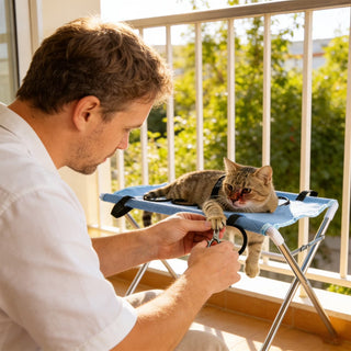 GroomNest – Foldable Pet Grooming Stand