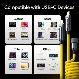 CableForge – Modular 240W USB4 Charging Cable Set with 40Gbps & 8K Display