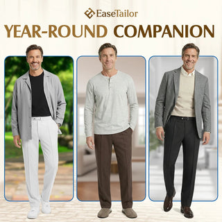 SmartDrape – Men's Flexible Straight-Fit Pull-On Comfort Pants