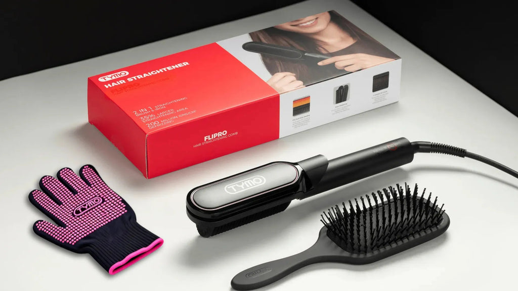 SilkFlip – 2-in-1 Hair Straightening Comb & Flat Iron