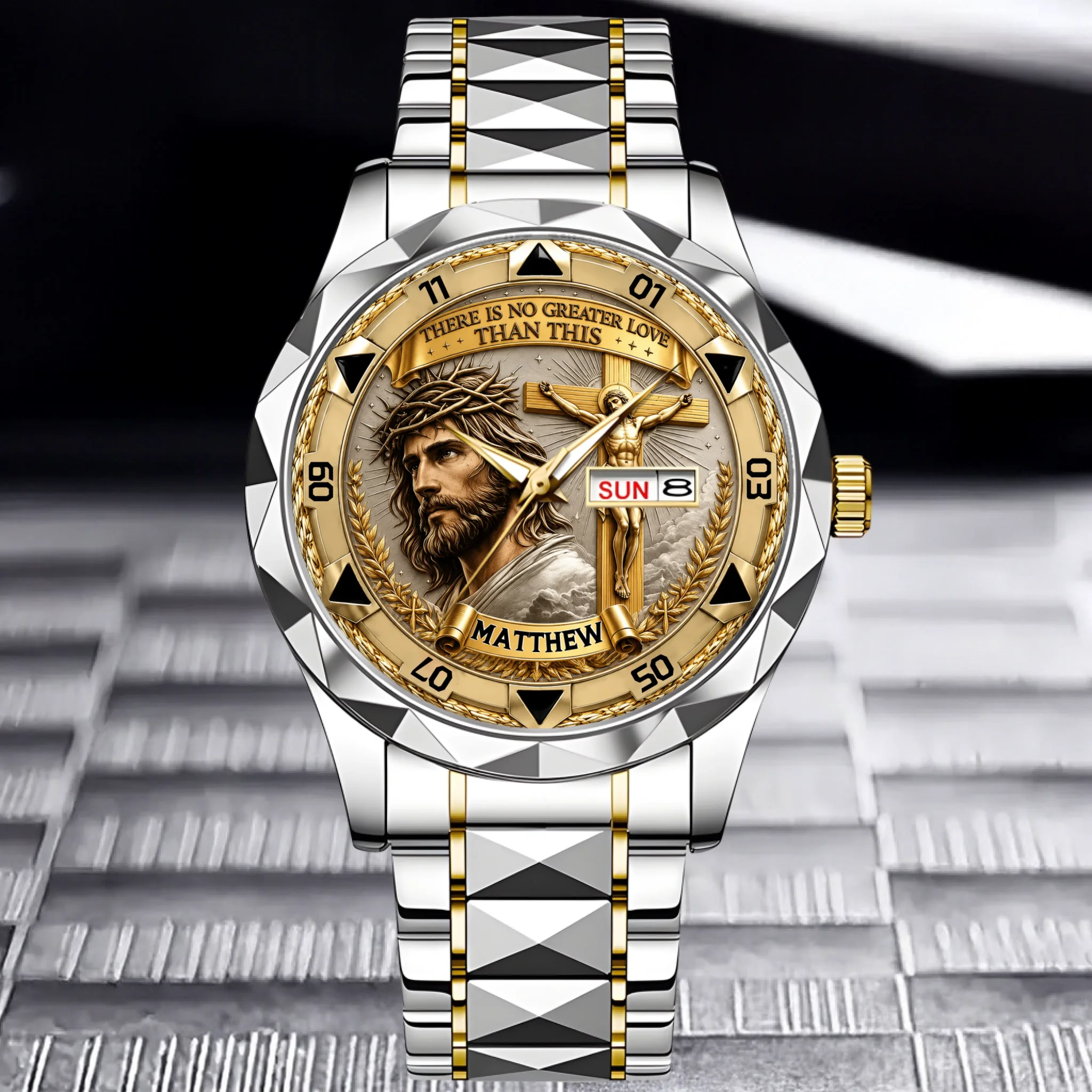 FaithMark – Personalized Crucifix Watch