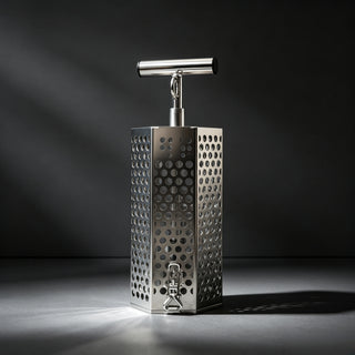 BurleyEase – All-in-One Stainless Steel Burley Pot with Built-in Masher and Bottom-Release Lid