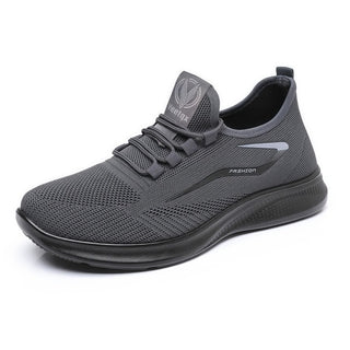 ⏰LAST DAY - 50% OFF🛒Men's Hands Free Slip On Oxford Shoes – Ultra Comfortable knitted fabric shoes, Lightweight Casual Walking Sneakers, Comfortable Dress Shoes, Mesh Urban Shoes for Business & Daily Wear
