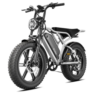 TrailThunder – 1500W Full-Suspension Moped-Style Electric Bike with 20" Fat Tires