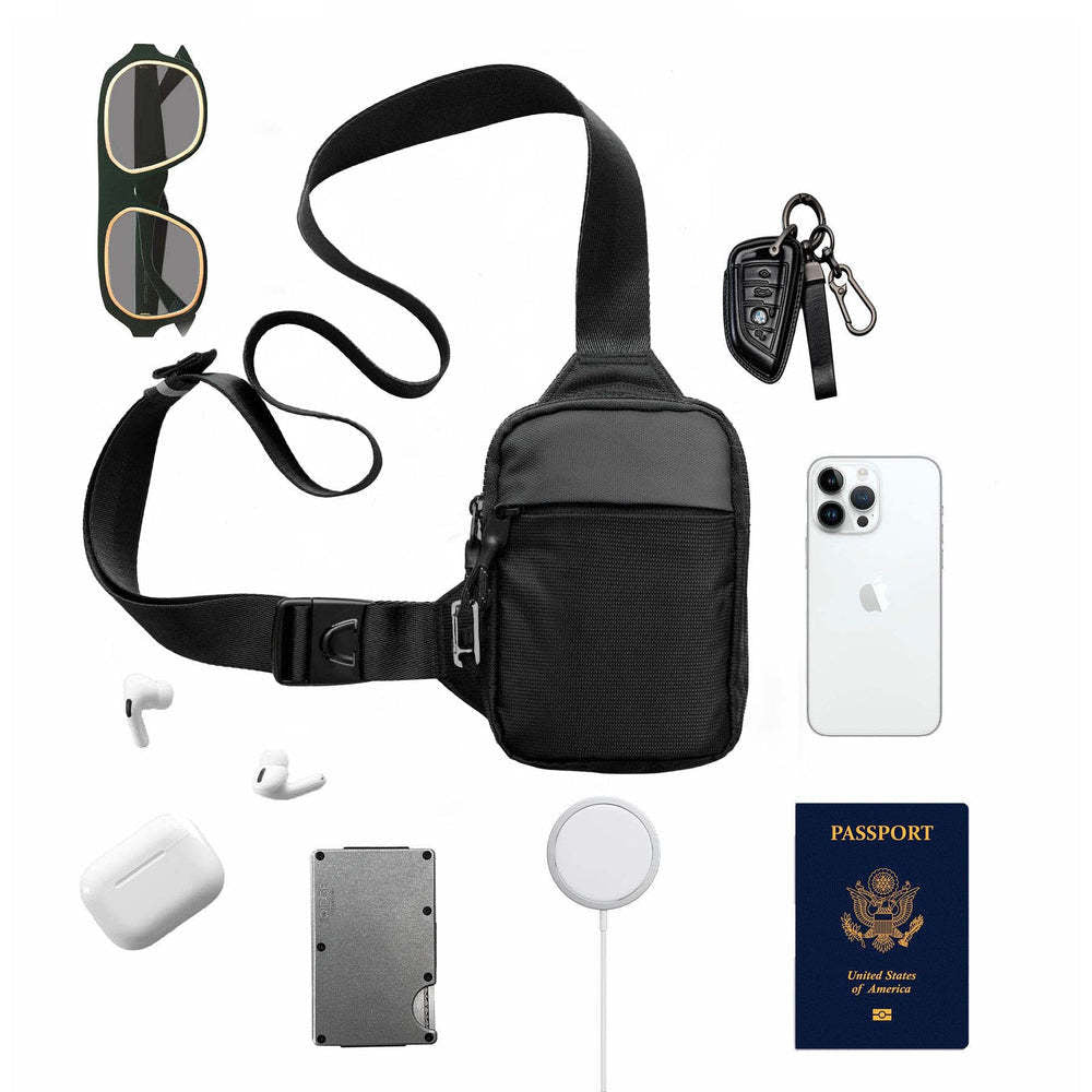 SlingGuard – Anti-Theft Everyday Sling Bag, Lightweight Crossbody Travel Pack