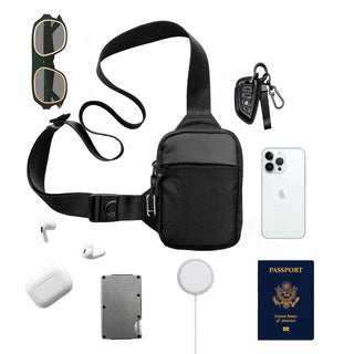 SlingGuard – Anti-Theft Everyday Sling Bag, Lightweight Crossbody Travel Pack