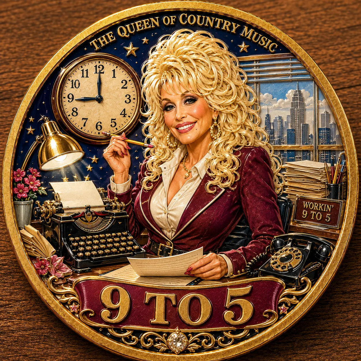 🦋 ForeverInSong – 🎸 Dolly Parton 9-Piece Tribute Coin Collector’s Set