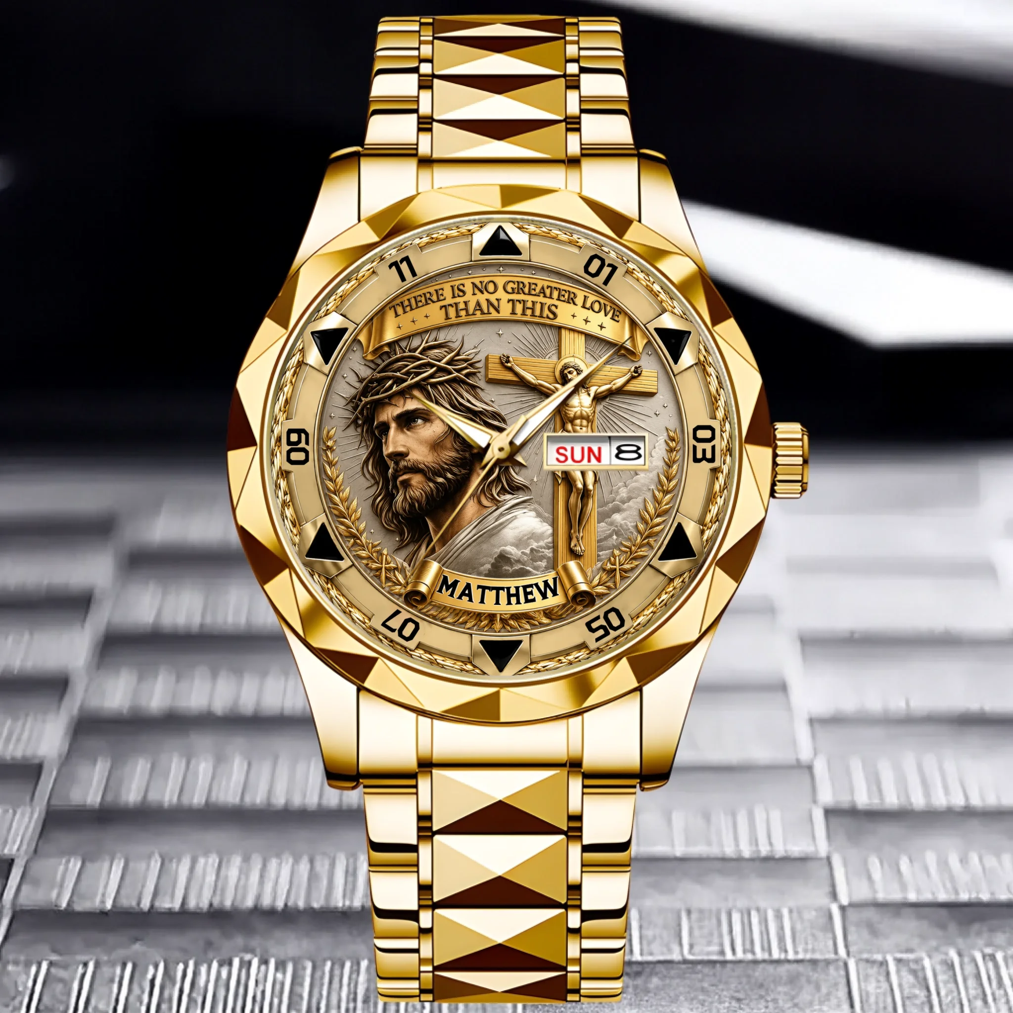 FaithMark – Personalized Crucifix Watch
