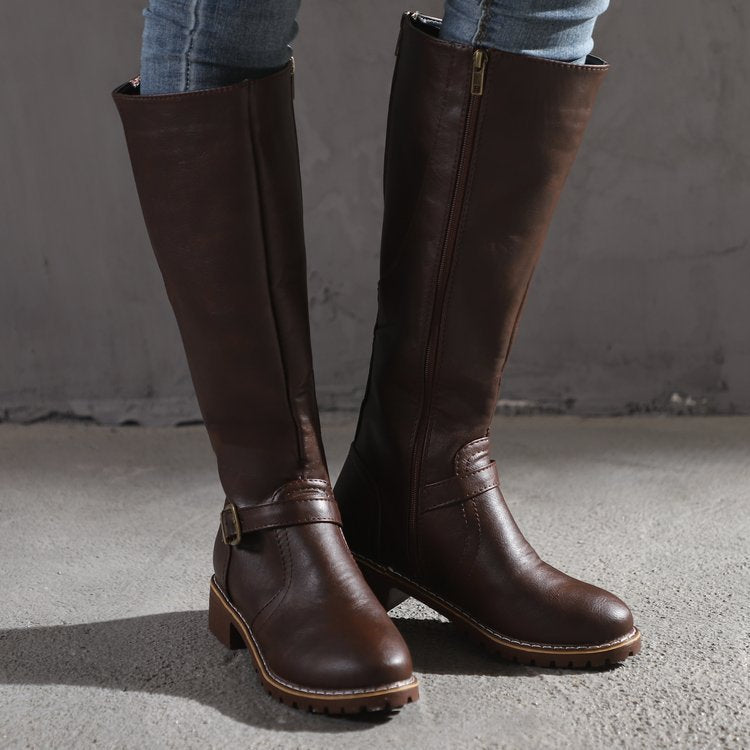 Women's Winter Waterproof Leather Boots