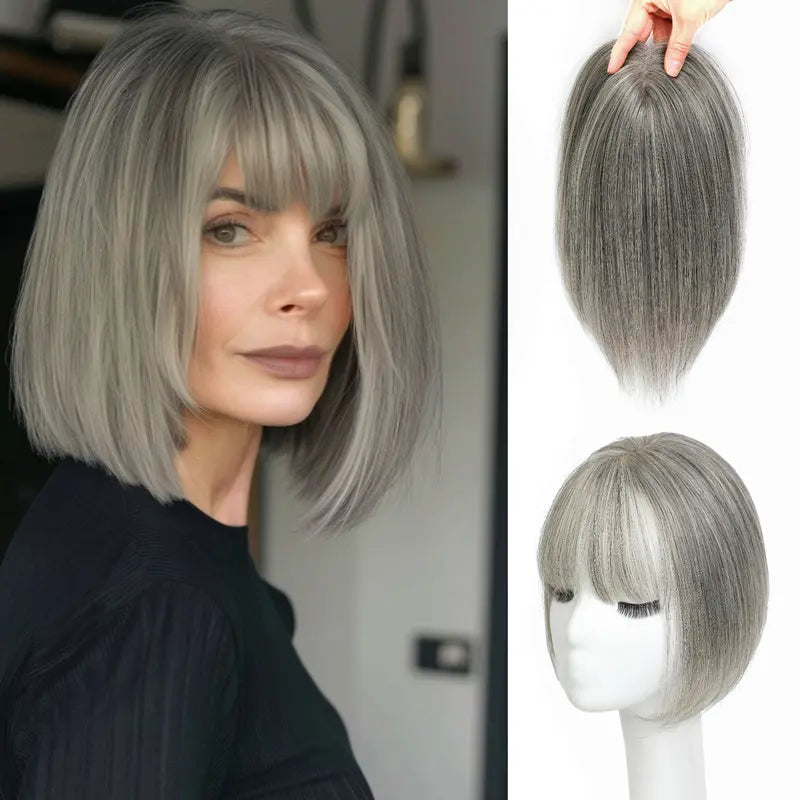 BangBlend – 🔥 Hair Topper with Bangs for Thinning Hair