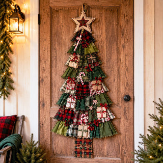 PatchworkWelcome – Beginner-Friendly Oversized DIY Tree Door Hanging Kit
