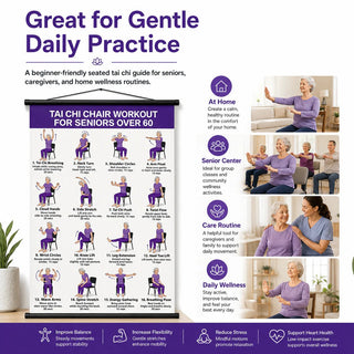 ChairFlow – Illustrated Chair Tai Chi and Yoga Charts