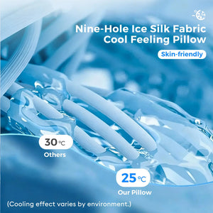 ChillNest – Cooling Memory Foam Neck Pillow with Adjustable Ergonomic Support for Cervical Pain Relief & Comfort