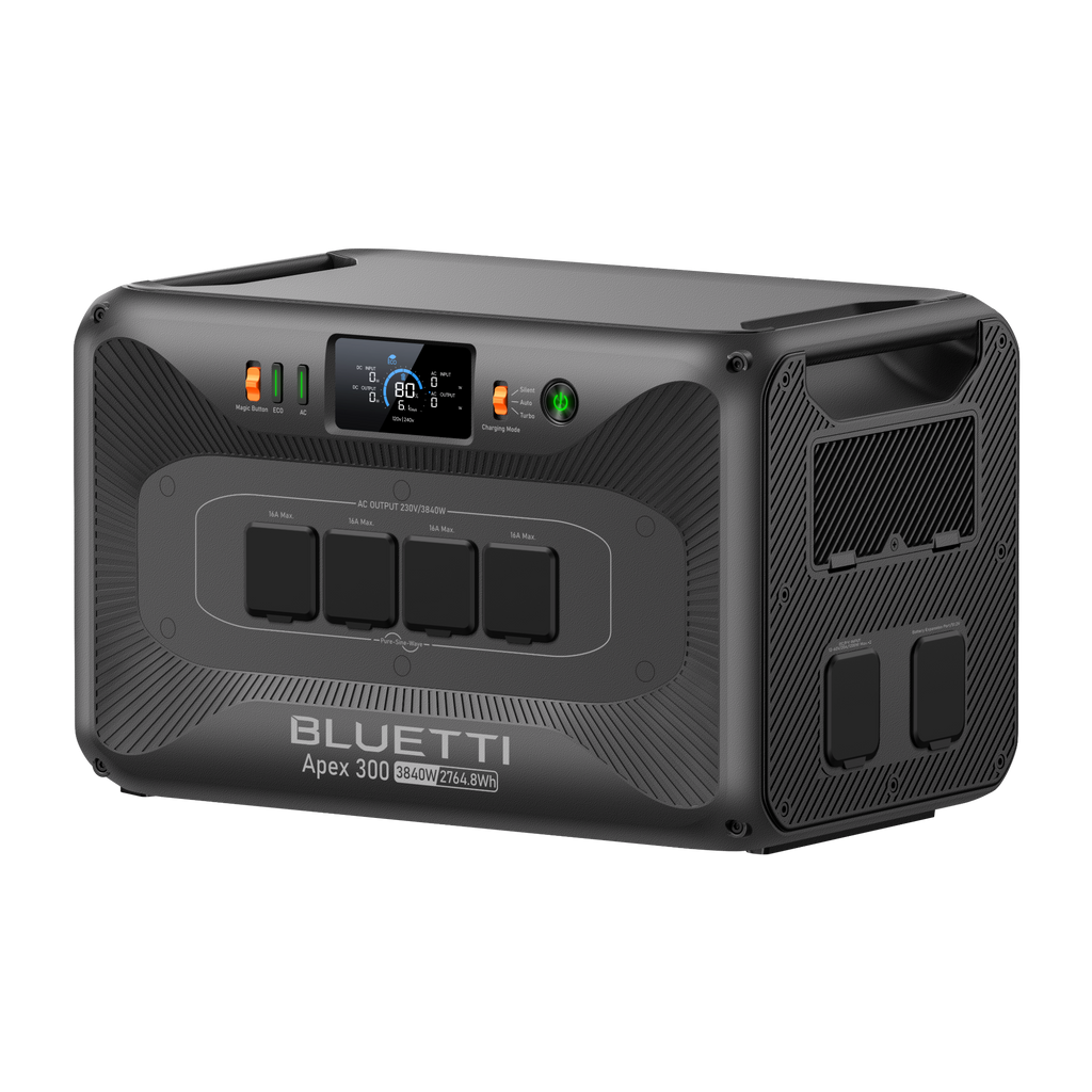 HomeVolt – BLUETTI Apex 300 Home Backup Power Station, 3,840W / 2,764.8Wh LiFePO₄