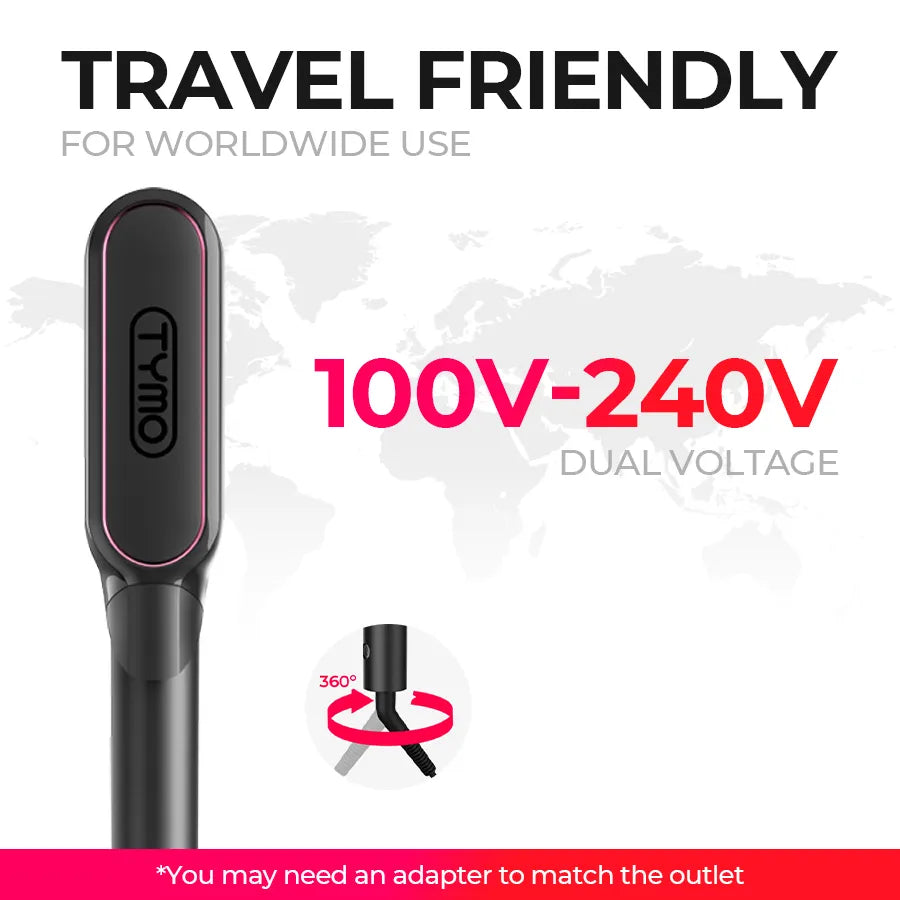 SilkFlip – 2-in-1 Hair Straightening Comb & Flat Iron
