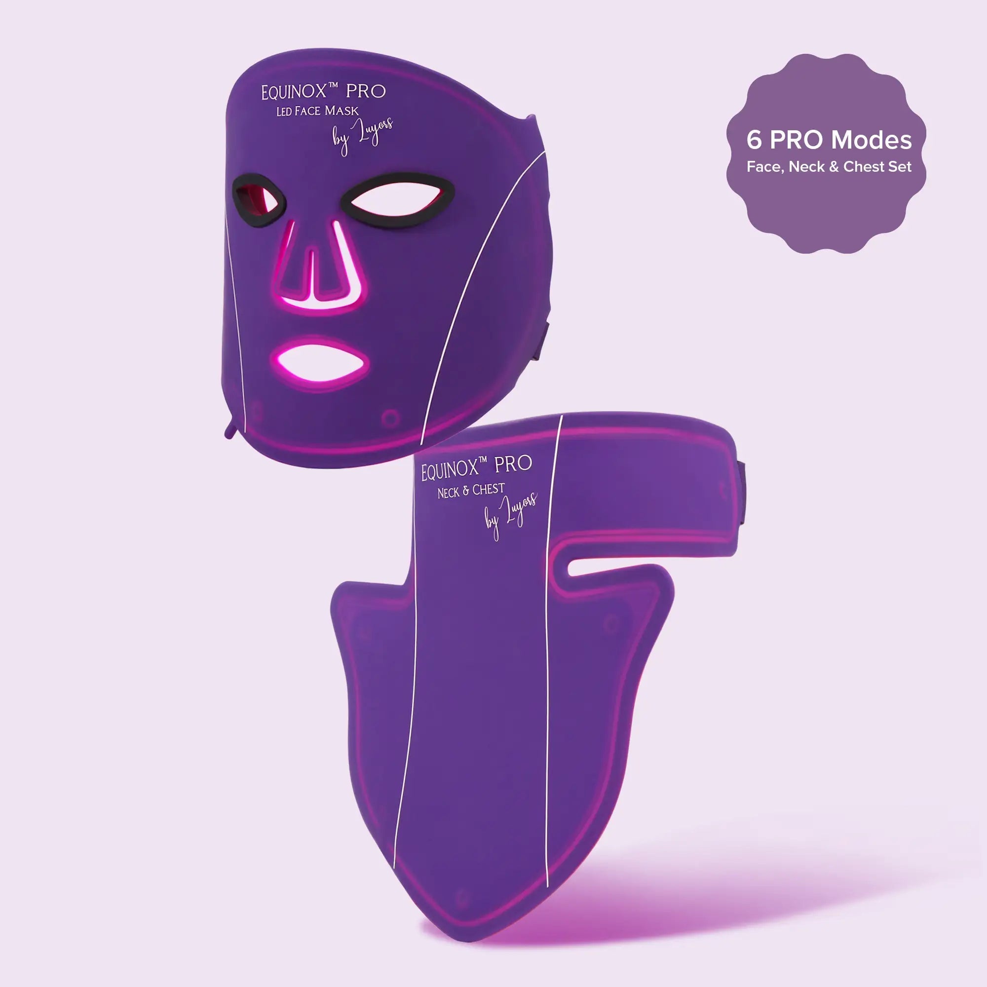 LumaRenew – Equinox™ Pro LED Light Therapy Mask for Face, Neck & Chest