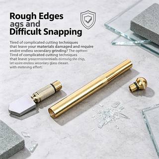 GlassGlide – Diamond Head Glass Cutter for 3–15mm Glass & Mirrors, Heavy-Duty Steel Blade🛠️