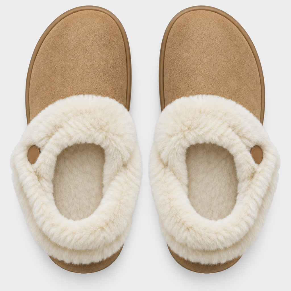 SnuggleClog – Women's Furry Lined Fuzzy Clog Slippers