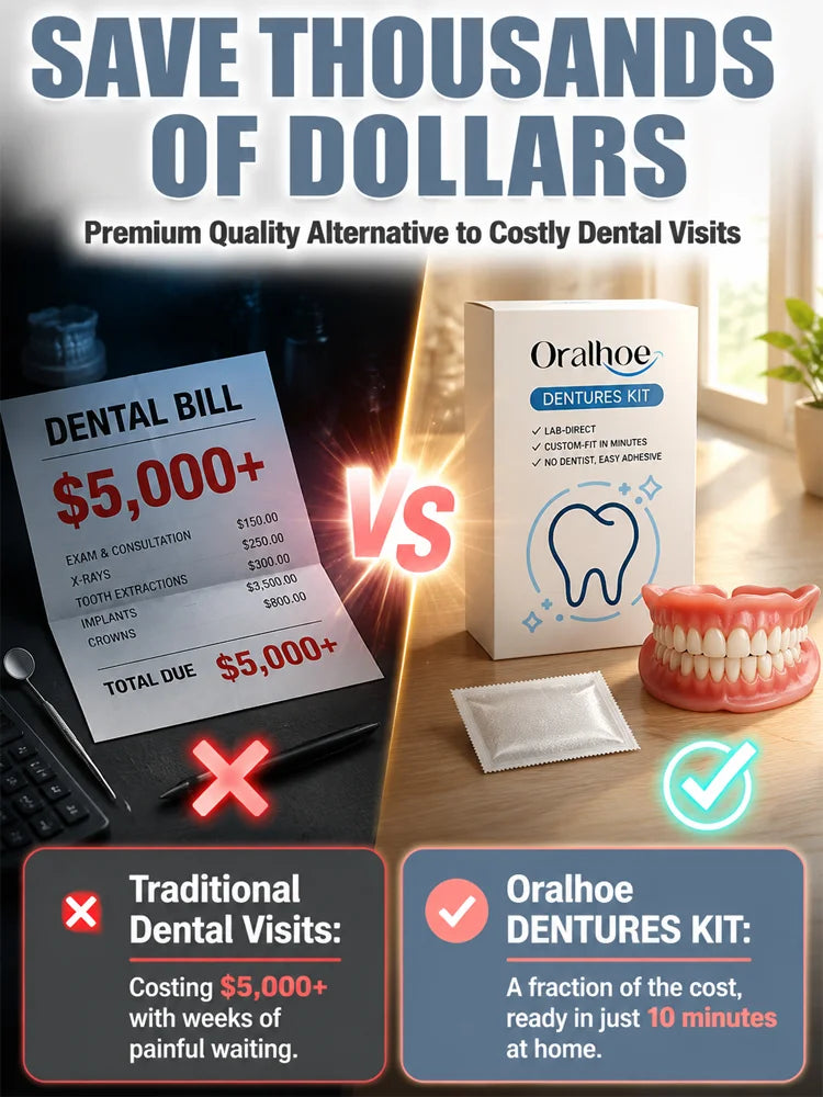 SmileRestore – Natural-Looking Full Dentures You Custom-Fit at Home in Minutes