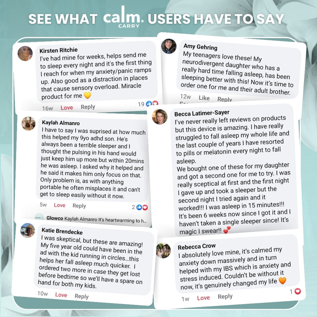 PalmCalm – Handheld Microcurrent Acupressure Device for Calm & Sleep
