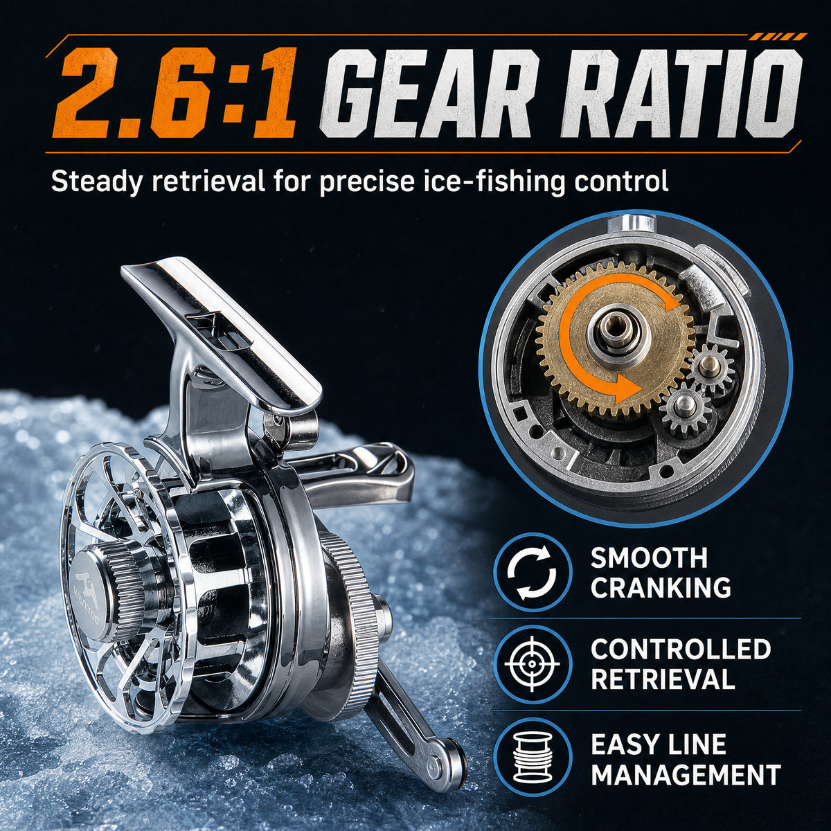 ✨FrostSpool – Metal-Plated Ice Fishing Reel