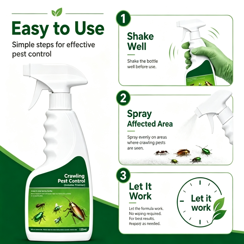 BugGuard – Multi-Purpose Pest Control Kit for Roaches, Ants, Spiders, Bed Bugs & 40+ Household Pests, Indoor & Outdoor