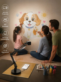 TraceCraft – Wireless Art Tracing Projector with 360° Flexible Arm