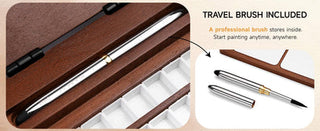 PleinAirKit – Portable Empty 24-Well Watercolor Palette Set