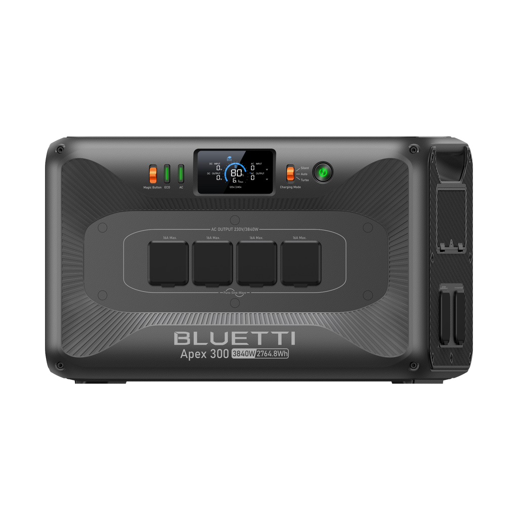 HomeVolt – BLUETTI Apex 300 Home Backup Power Station, 3,840W / 2,764.8Wh LiFePO₄