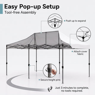 ShadeHaven – Heavy-Duty Pop-Up Canopy Tent with Removable Sidewalls